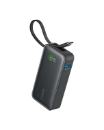 Anker Power Bank Nano (30W, Cabo USB-C Integrado) Preto