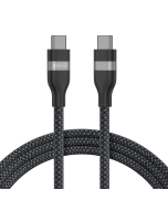 Cabo Anker USB-C para USB-C (1,8m, 240W, Revestimento Reciclado) Preto