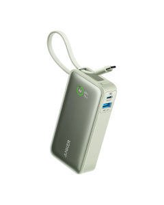 Anker Power Bank Nano (30W, Cabo USB-C Integrado) Verde
