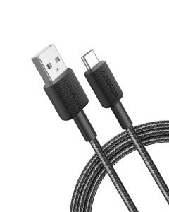Anker Cabo 322 USB-A para USB-C (0,9m, Tran&ccedil;ado) Preto
