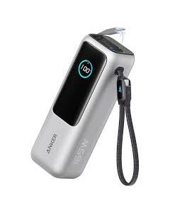 Power Bank Anker 25.000mAh 165W USB-C Cabo Integrado Cinza