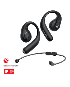 Soundcore Auriculares Open-Ear AeroFit Pro Preto